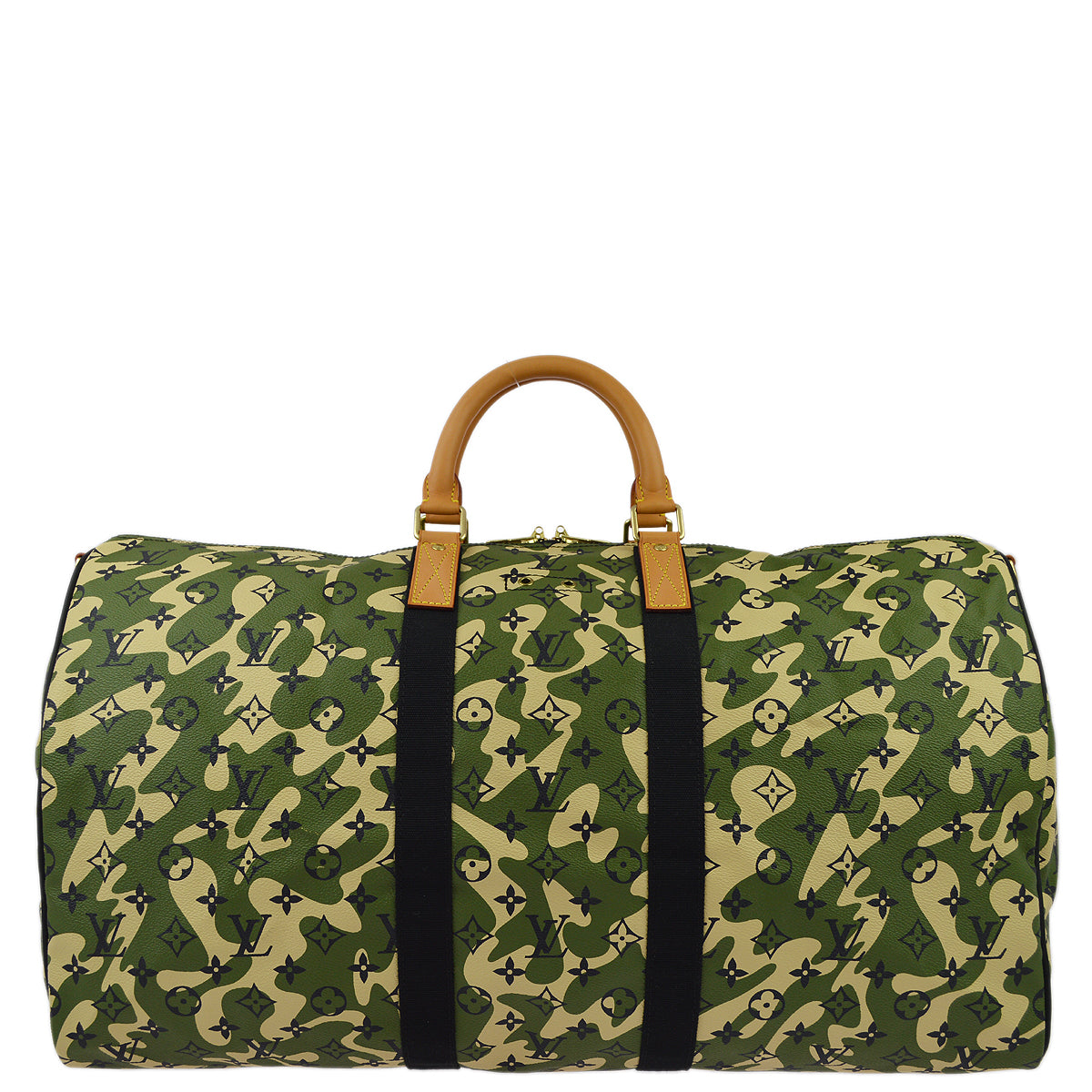 Louis Vuitton * 2008 Monogramouflage Keepall Bandouliere 55 M95774