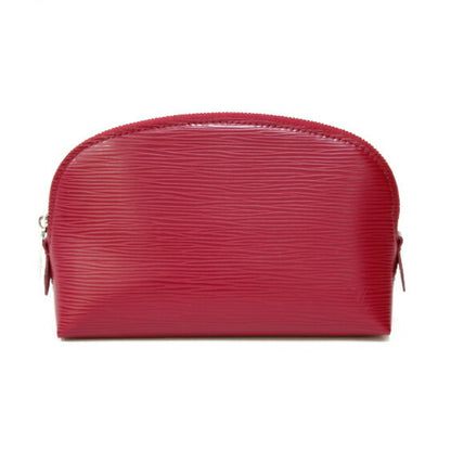 Louis Vuitton  Epi Pochette Tick Leather Fuchsia Engine Makeup Pouch Louis Vuitton  Women's Men's