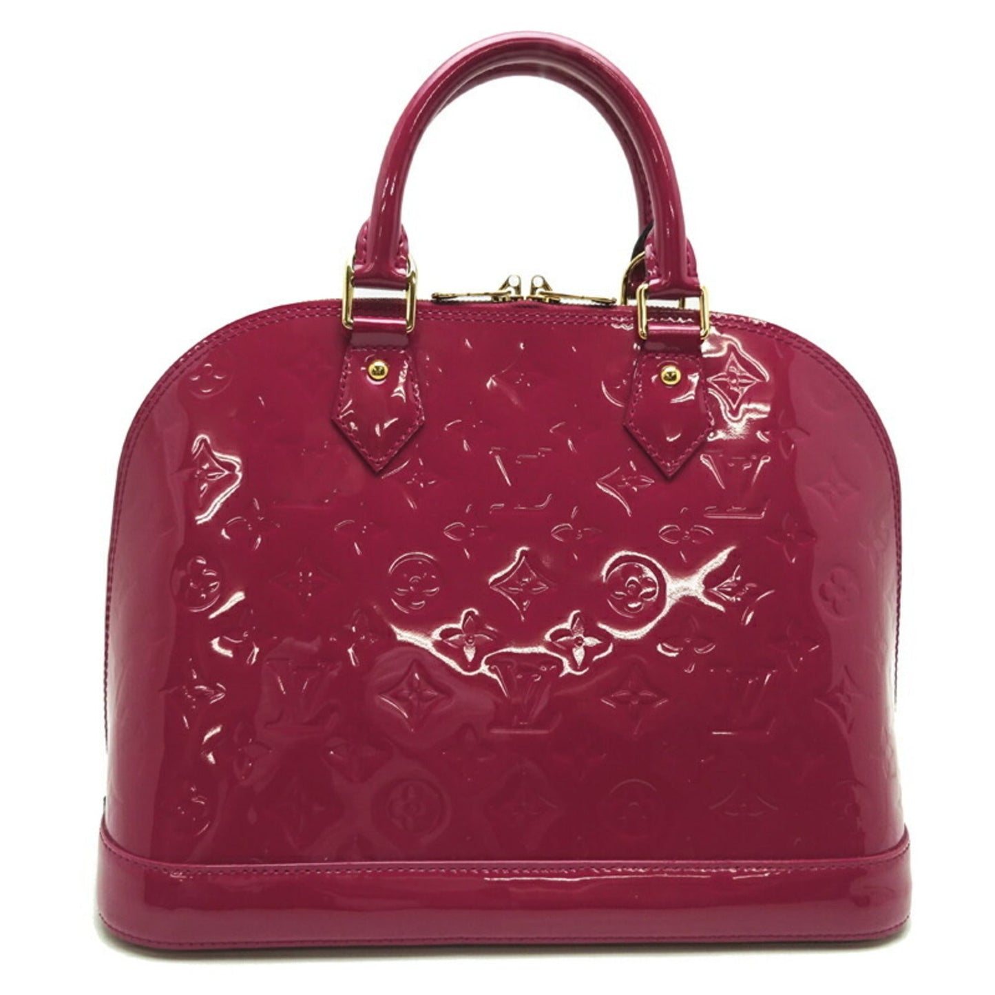 LOUIS VUITTON Alma Women's Handbag M93625[] Monogram Vernis Rose Pop [Pink]