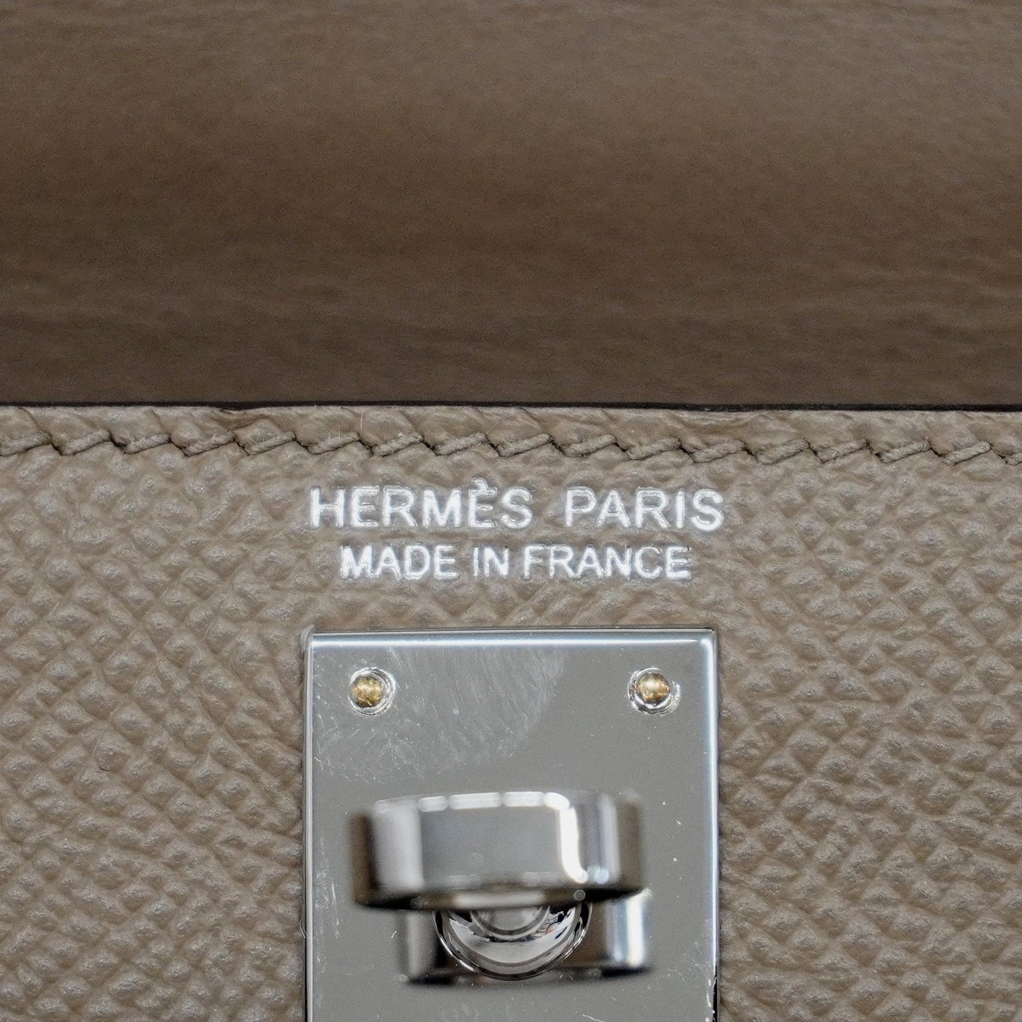 Hermes 2way Bag Kelly Mini Tricolor Z Engraved Vo Epson Biscuit Women's