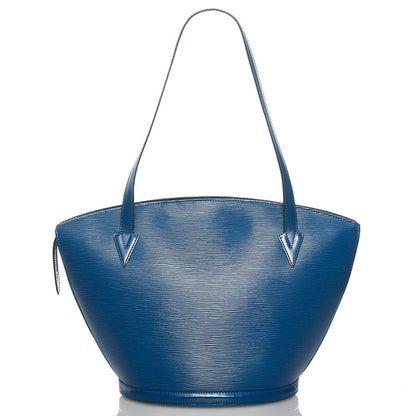 Louis Vuitton  Epi Saint-Jacques Handbag Tote Bag M52265 Toledo Blue Leather Women's Louis Vuitton