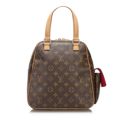 Louis Vuitton  Monogram Exantry Cite Handbag M51161 Brown PVC Leather Ladies