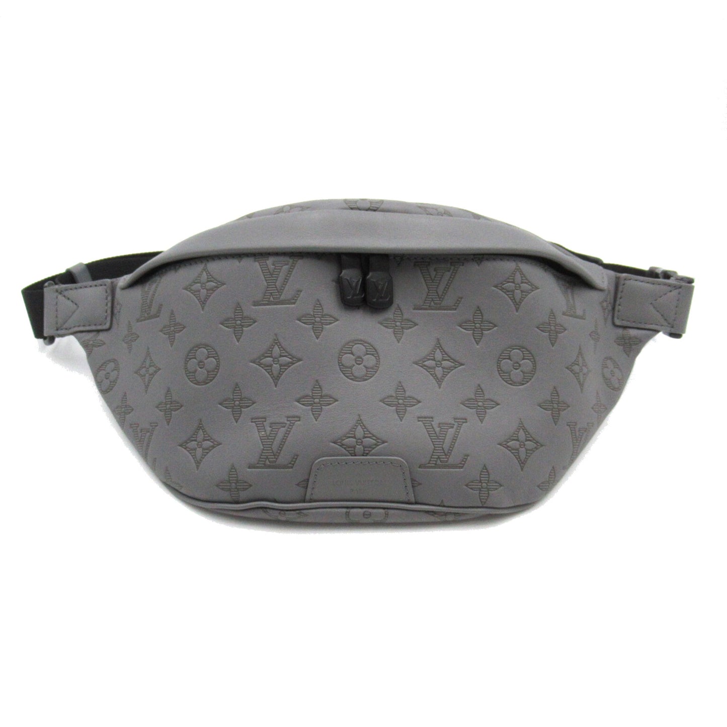 LOUIS VUITTON Discovery Bumbag PM Gray Monogram Shadow leather M46108