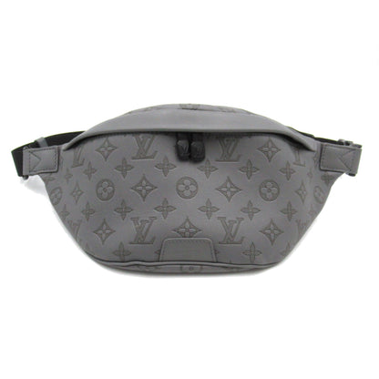 LOUIS VUITTON Discovery Bumbag PM Gray Monogram Shadow leather M46108