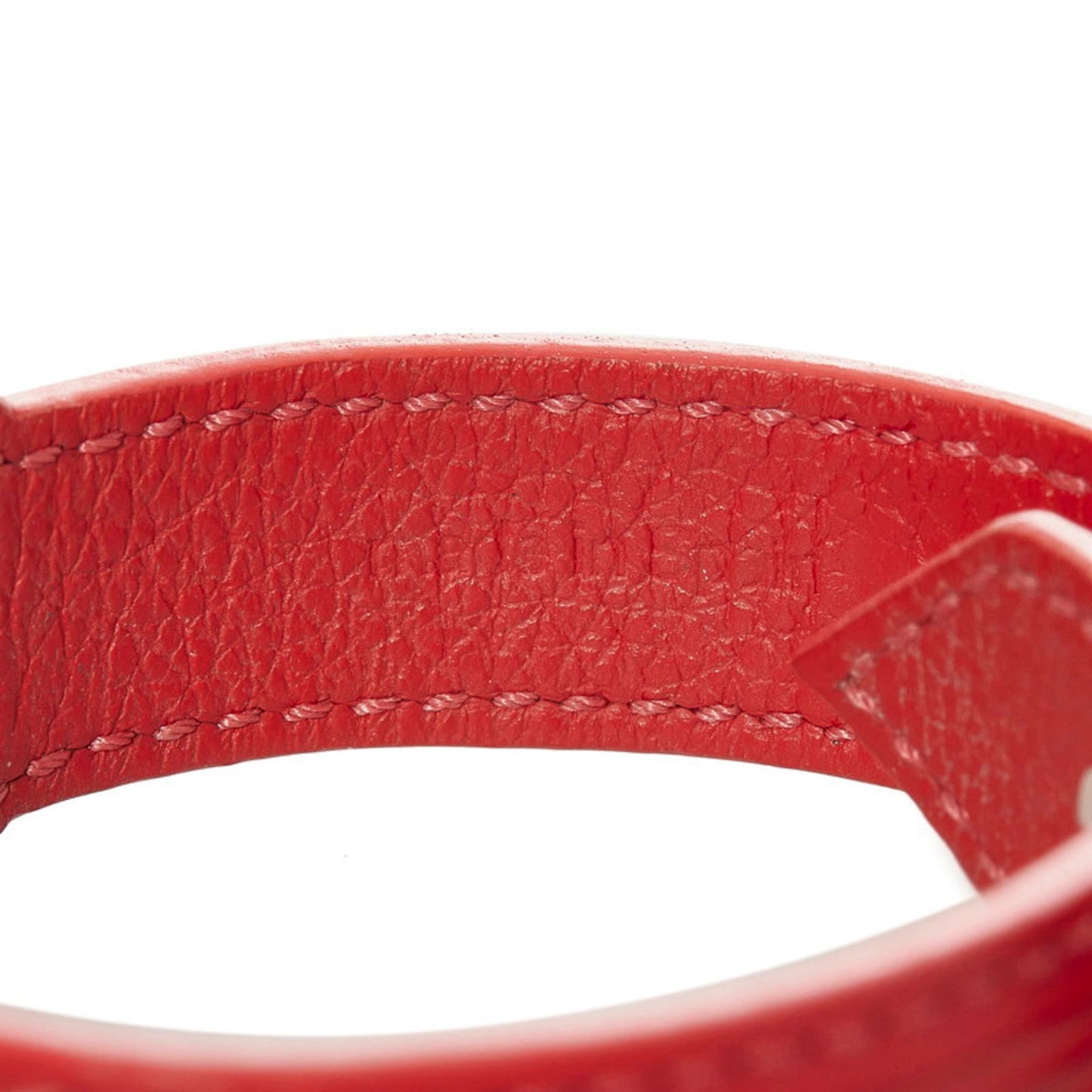 Louis Vuitton  epi bracelet red leather ladies