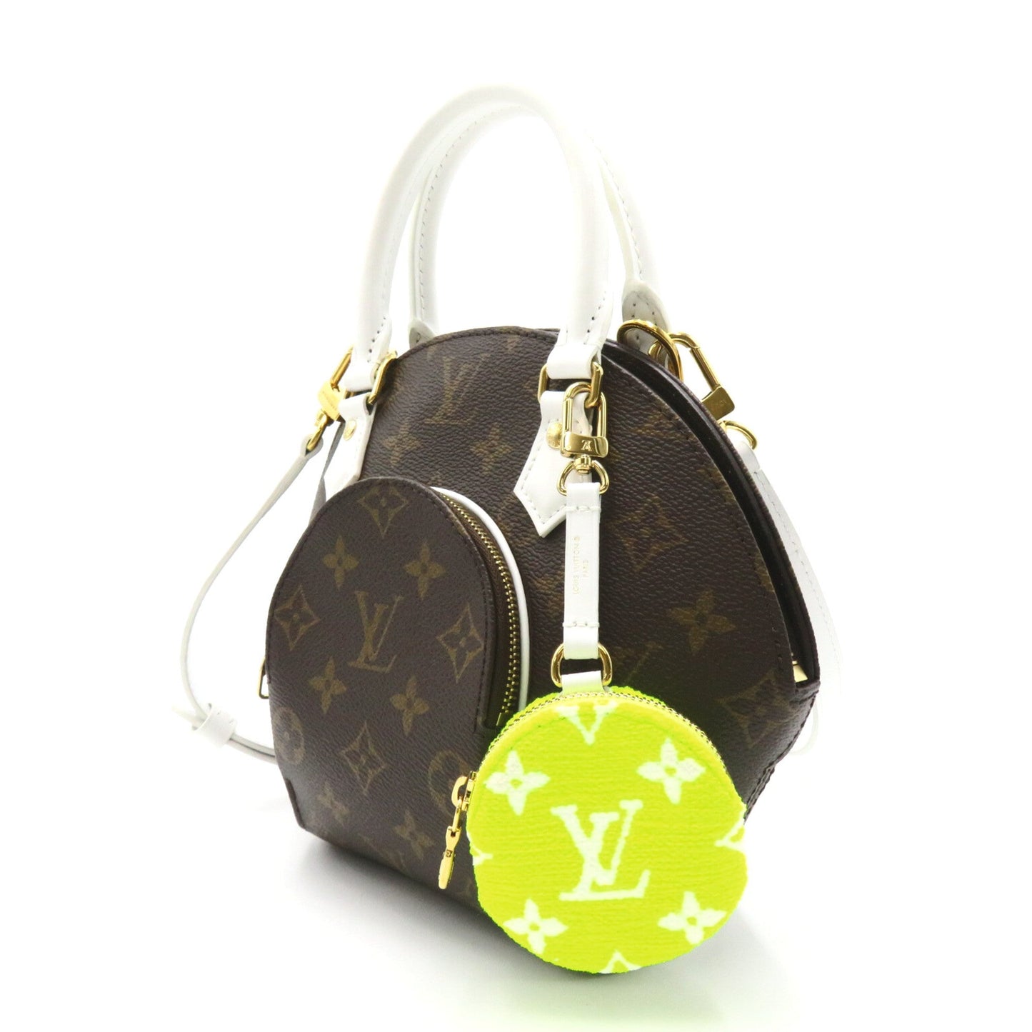 LOUIS VUITTON Ellipse BB Brown White Monogram PVC coated canvas M20752