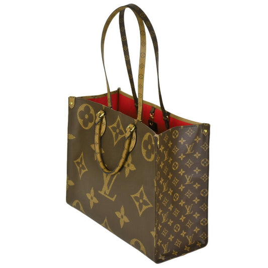 Louis Vuitton  Tote Bag On The Go GM Monogram Reverse Canvas Handbag M44576