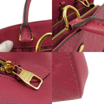 Louis Vuitton  Montaigne BB Rose Handbag Amplant Ladies