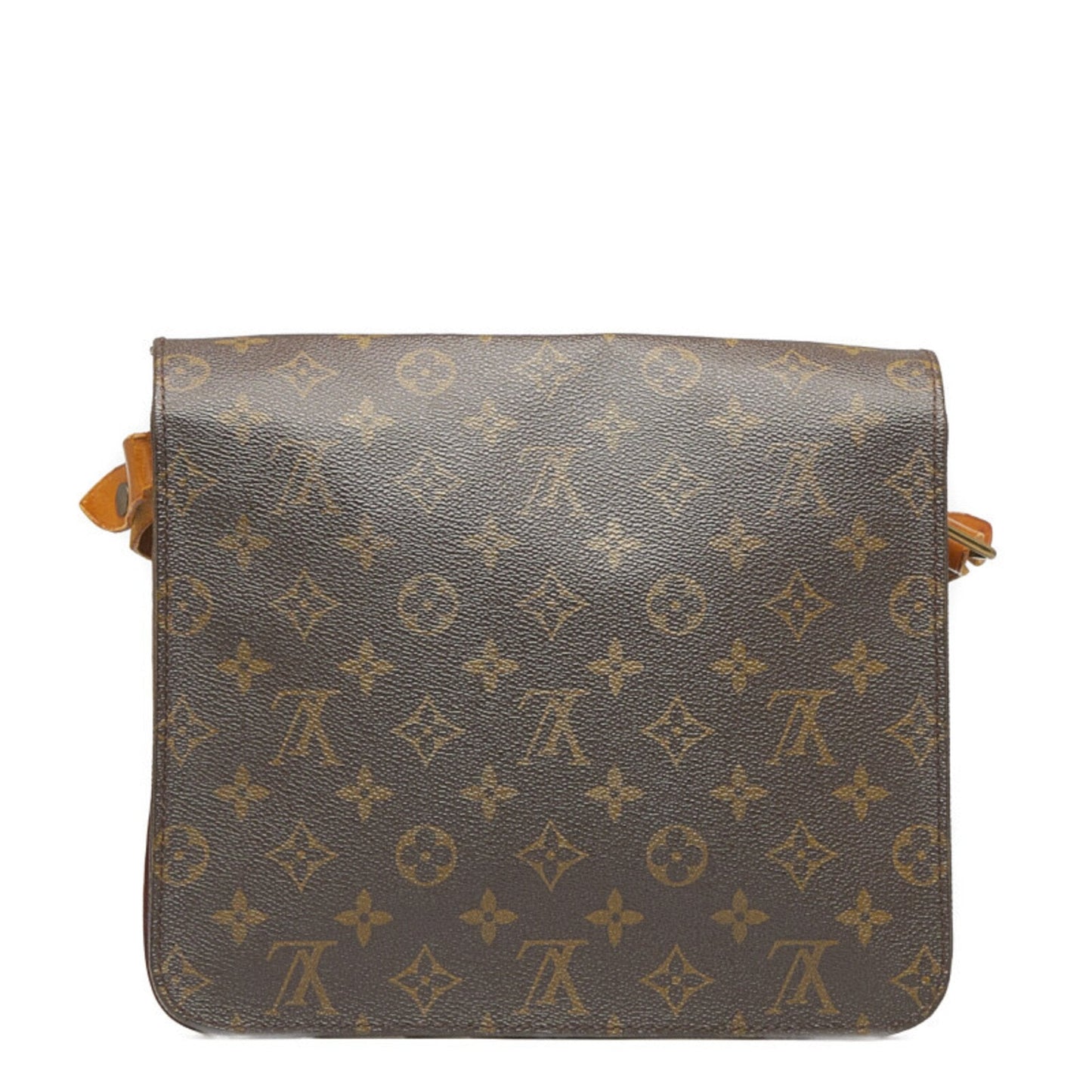 Louis Vuitton  Monogram Cartesier GM Shoulder Bag M51252 Brown PVC Leather Women's