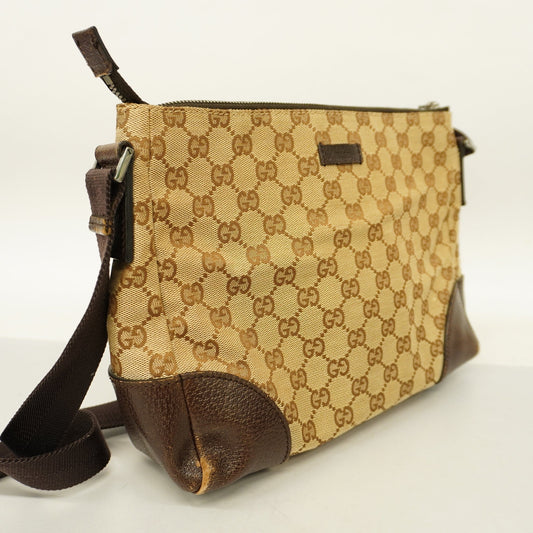 GUCCI  Shoulder Bag 114273 Women's GG Canvas Beige,Brown