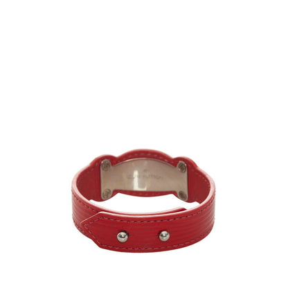 Louis Vuitton  epi bracelet red leather ladies