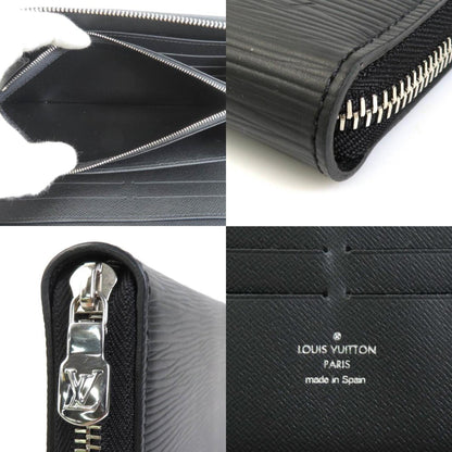 Louis Vuitton  Round Zipper Long Wallet Epi Zippy Organizer NM Leather Noir  M62643