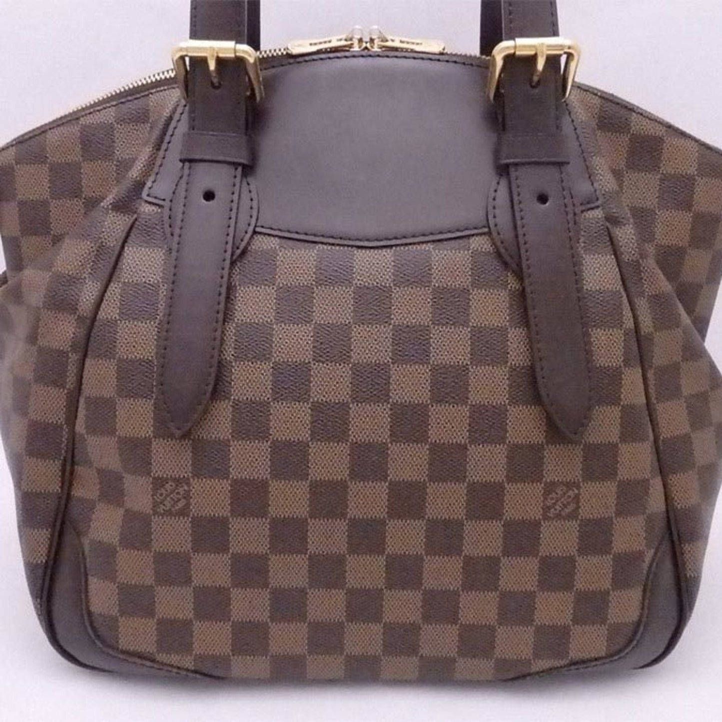 Louis Vuitton  Handbag Damier Verona MM Canvas Brown Women's N41118 e54347i