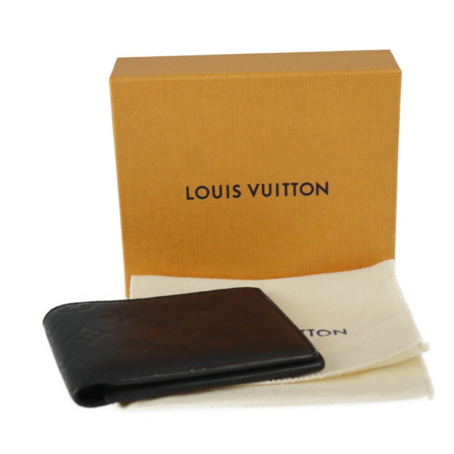 Louis Vuitton  Portefeuille Multiple Bifold Wallet M62901 Monogram Shadow Noir Black