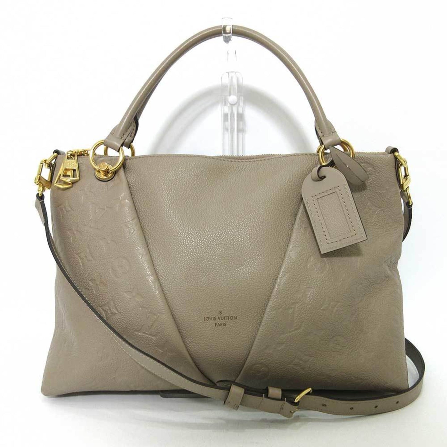 Louis Vuitton  Bag V Tote MM Tourtrail Beige Hand Shoulder Women's Monogram Implant M44884 LOUISVUITTON