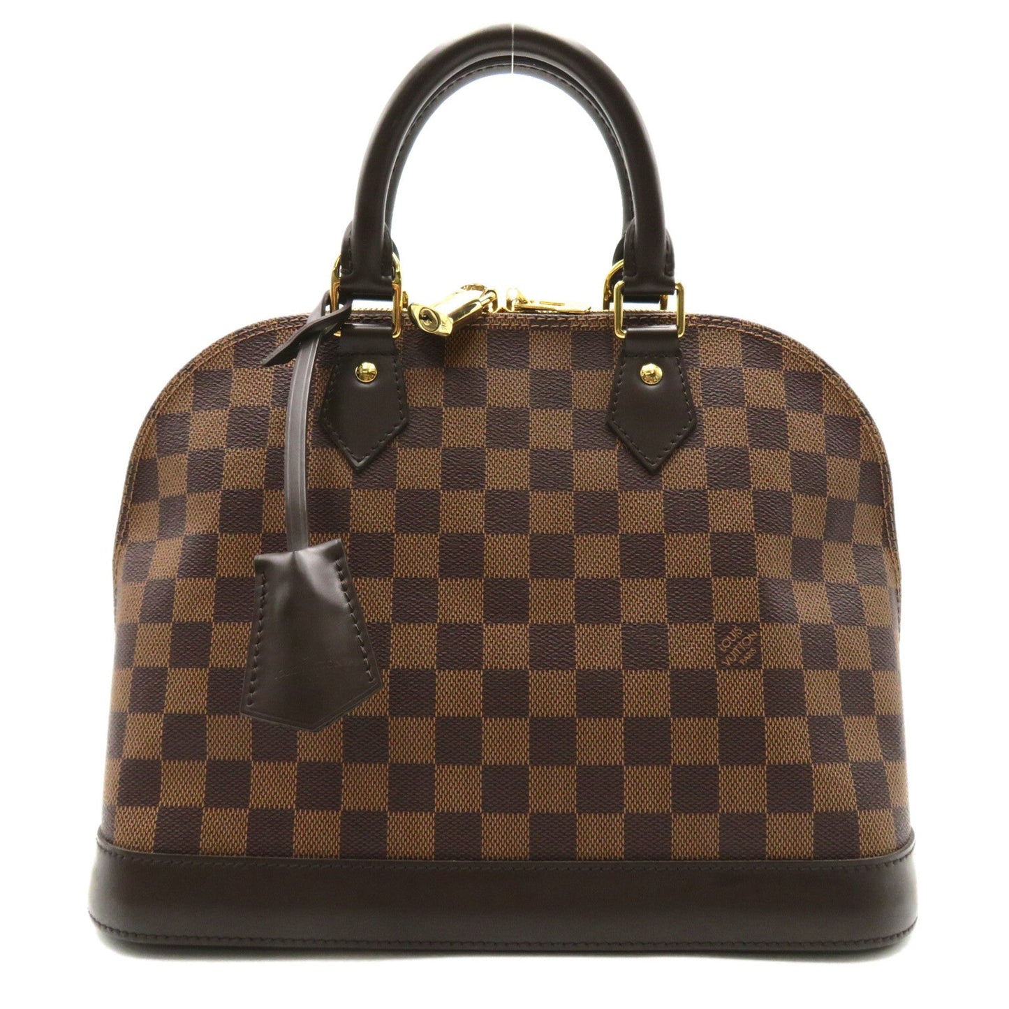 LOUIS VUITTON Alma PM Brown Ebene Damier PVC coated canvas N53151