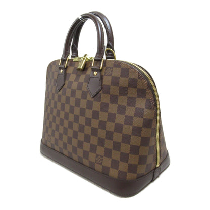 LOUIS VUITTON Alma handbag Brown Ebene Damier PVC coated canvas N51131