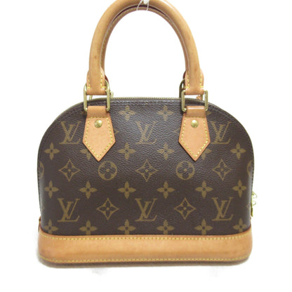 LOUIS VUITTON Alma BB 2way Shoulder Bag Brown Monogram PVC coated canvas