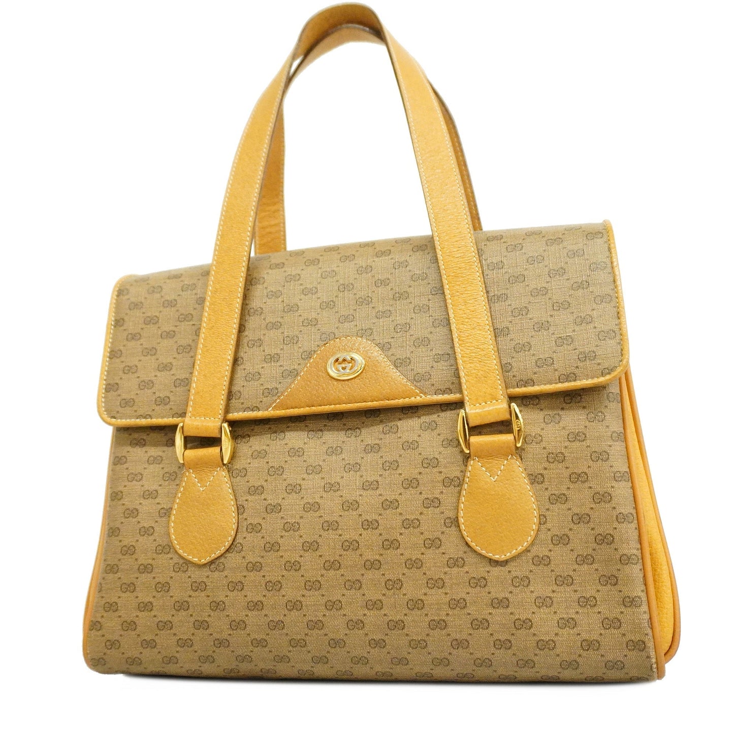 GUCCI  Handbag Micro GG 116 02 080 Women's Leather Handbag Beige