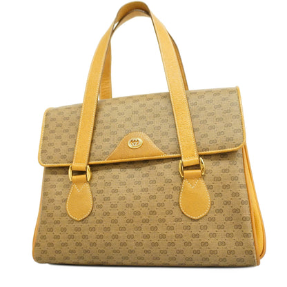 GUCCI  Handbag Micro GG 116 02 080 Women's Leather Handbag Beige