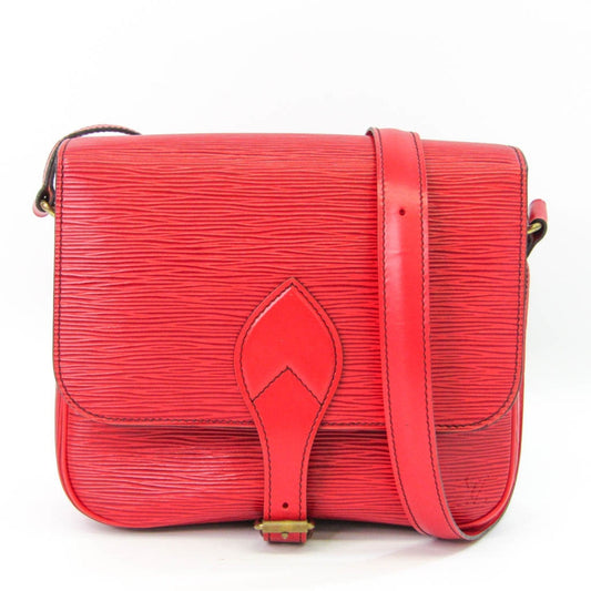 Louis Vuitton  Epi Cartouchiere M52247 Women's Shoulder Bag Castilian Red