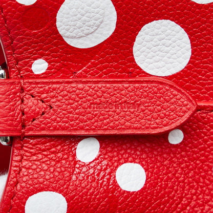 Louis Vuitton  Neonoe BB x Yayoi Kusama Polka Dot Handbag Shoulder Bag M46413 Red White Leather Women's