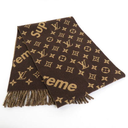 Louis Vuitton  Muffler xSupreme Supreme Monogram Wool/Cashmere Brown/Beige  MP1891