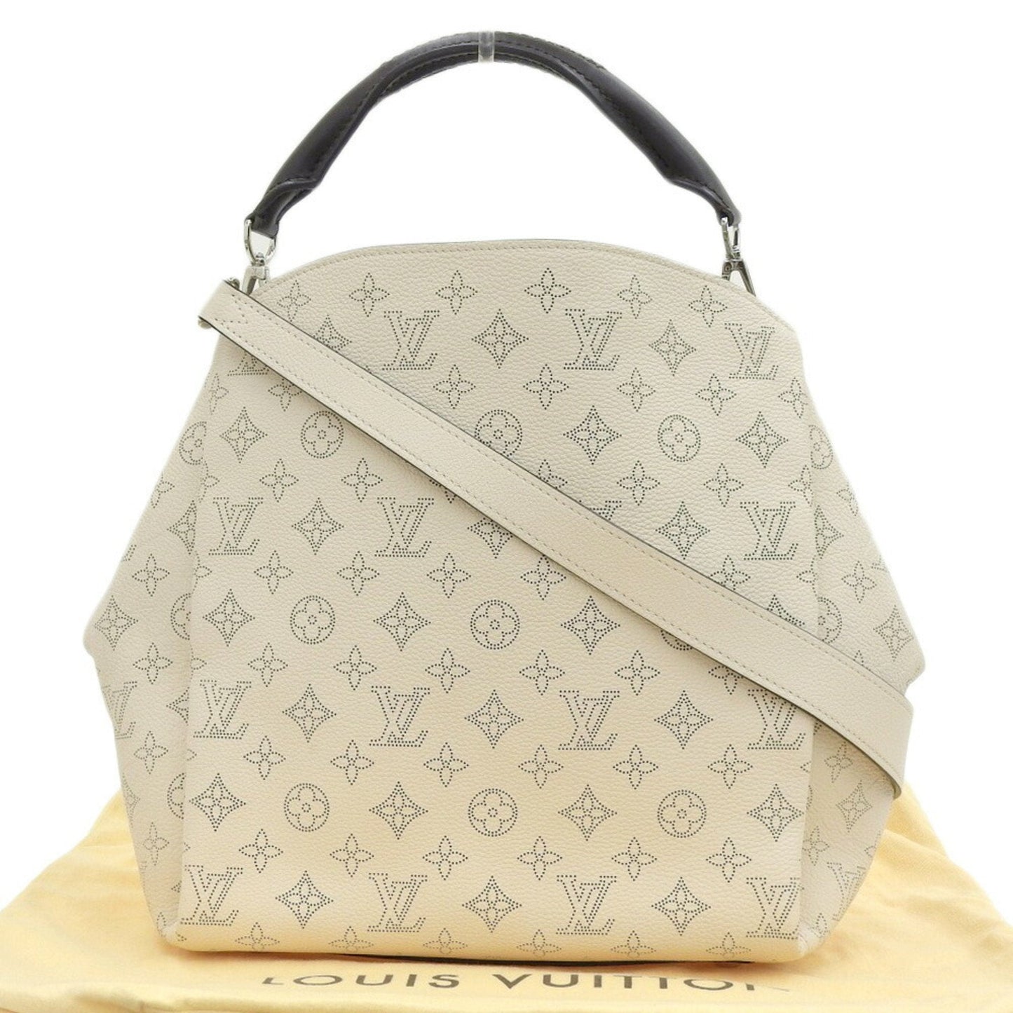 Louis Vuitton  Monogram Mahina Babylon PM Shoulder Bag Punching Ivoire M50059