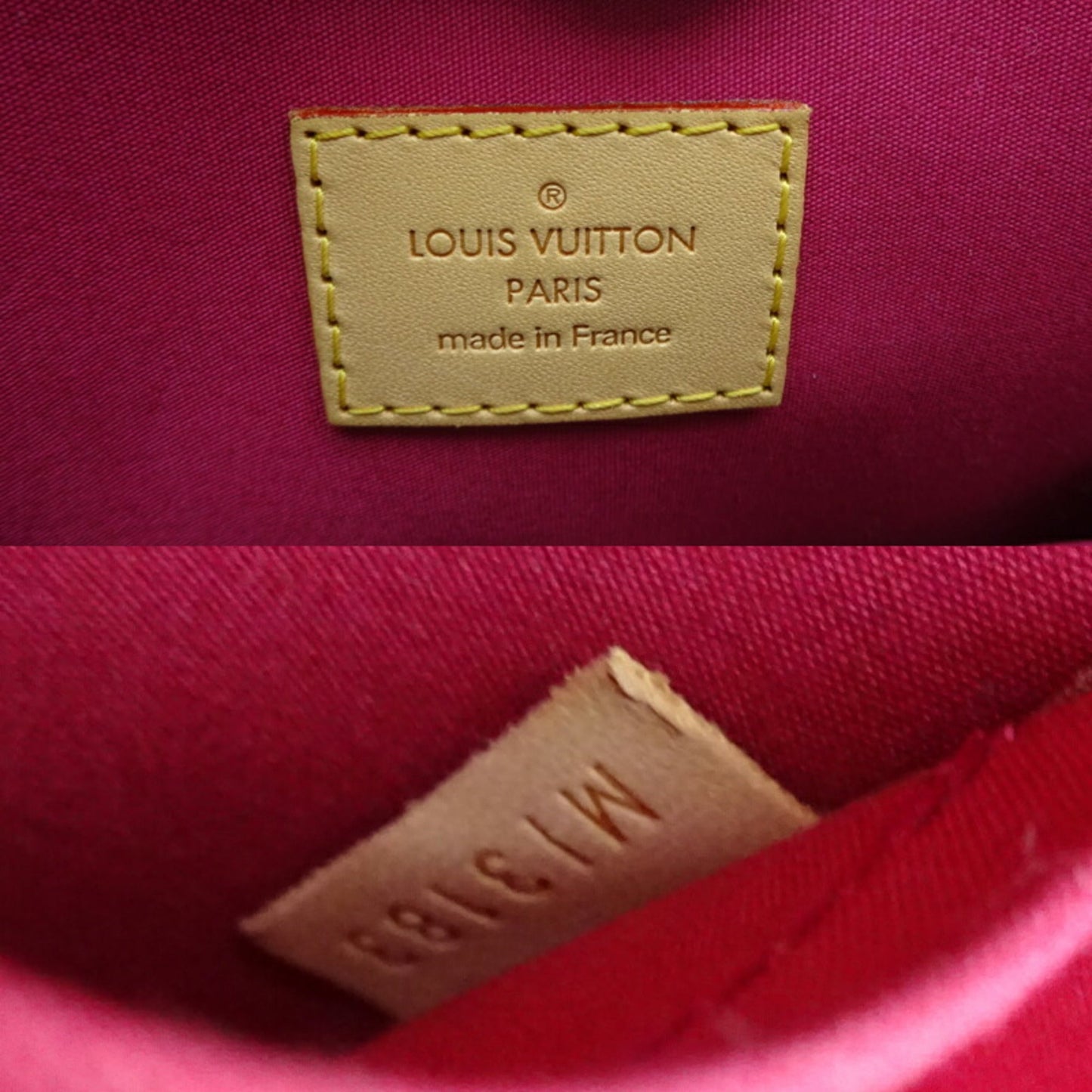 LOUIS VUITTON Alma Women's Handbag M93625[] Monogram Vernis Rose Pop [Pink]