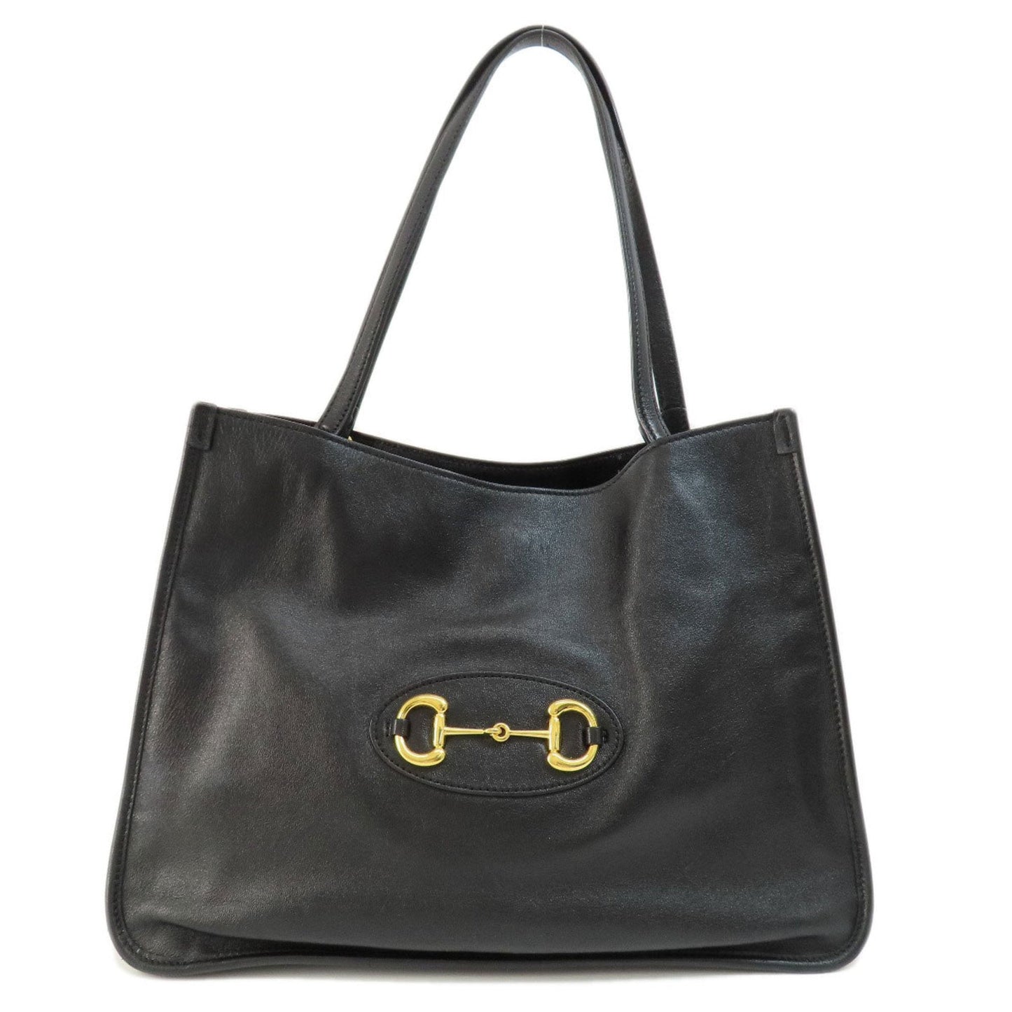 GUCCI 623694 Horsebit Tote Bag Leather Women's