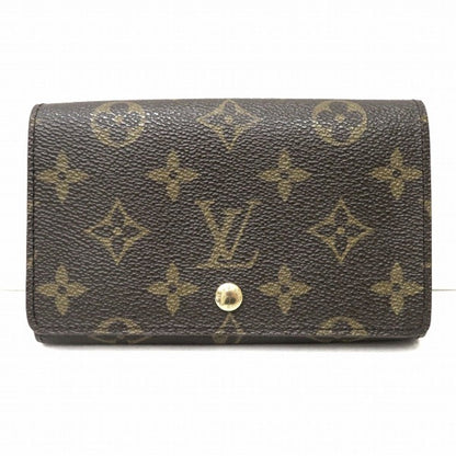 Louis Vuitton  Monogram Portomone Bie Tresor M61730 Wallet Bifold Women's