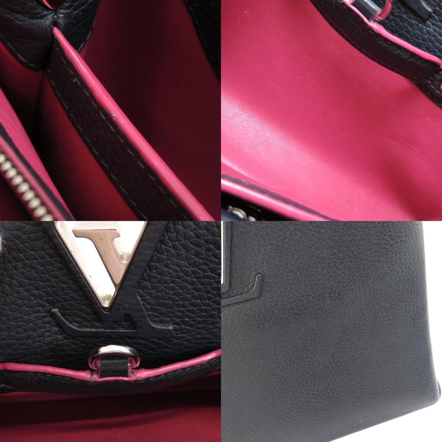 Louis Vuitton  M94517 Capucines BB Handbag Taurillon Leather Ladies