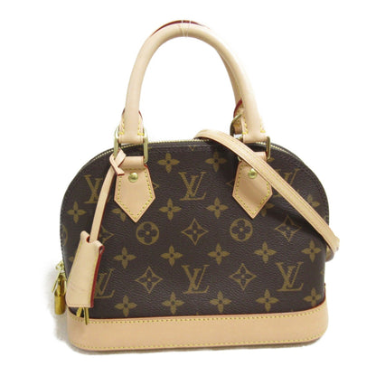 LOUIS VUITTON Alma BB 2way Shoulder Bag Brown Monogram PVC coated canvas M53152