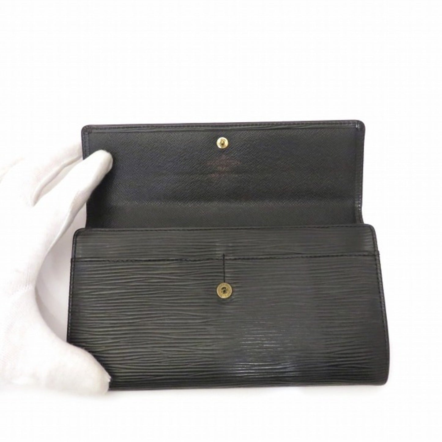 Louis Vuitton  Epi Pochette Portomone Credit M63562 Long Wallet