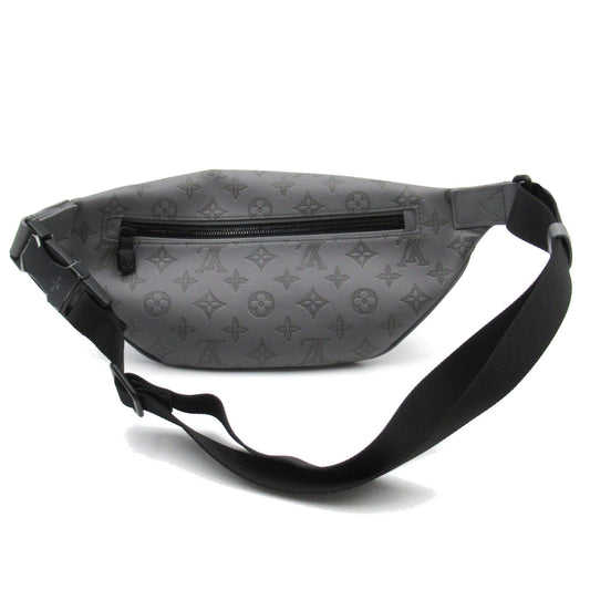 LOUIS VUITTON Discovery Bumbag PM Gray Monogram Shadow leather M46108