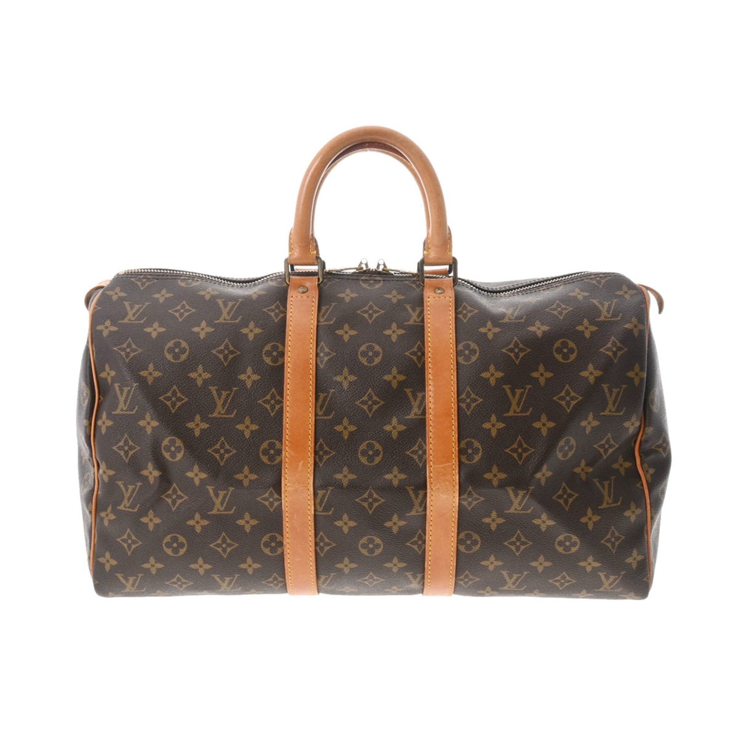 Louis Vuitton  Monogram Keepall 45 Brown M41428 Women's Canvas Boston Bag