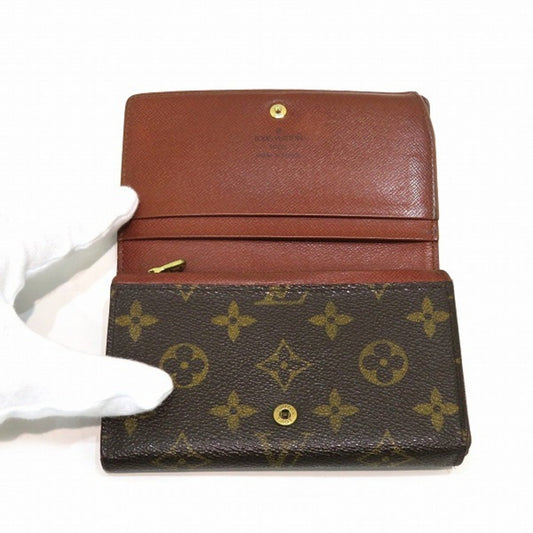 Louis Vuitton  Monogram Portomonevier Tresor M61730 Bifold Wallet