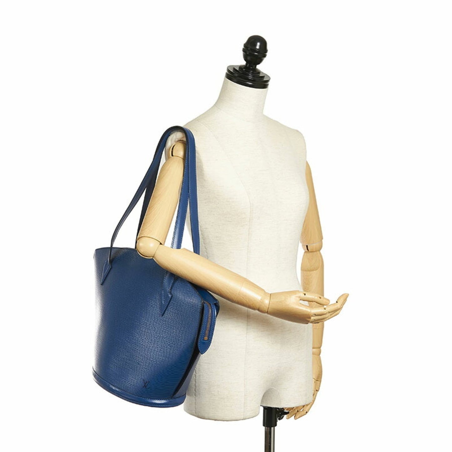 Louis Vuitton  Epi Saint-Jacques Handbag Tote Bag M52265 Toledo Blue Leather Women's Louis Vuitton