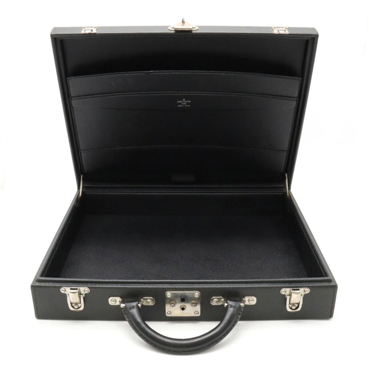 Louis Vuitton  Taiga Diplomat Bag Attache Case Trunk Ardoise M30012