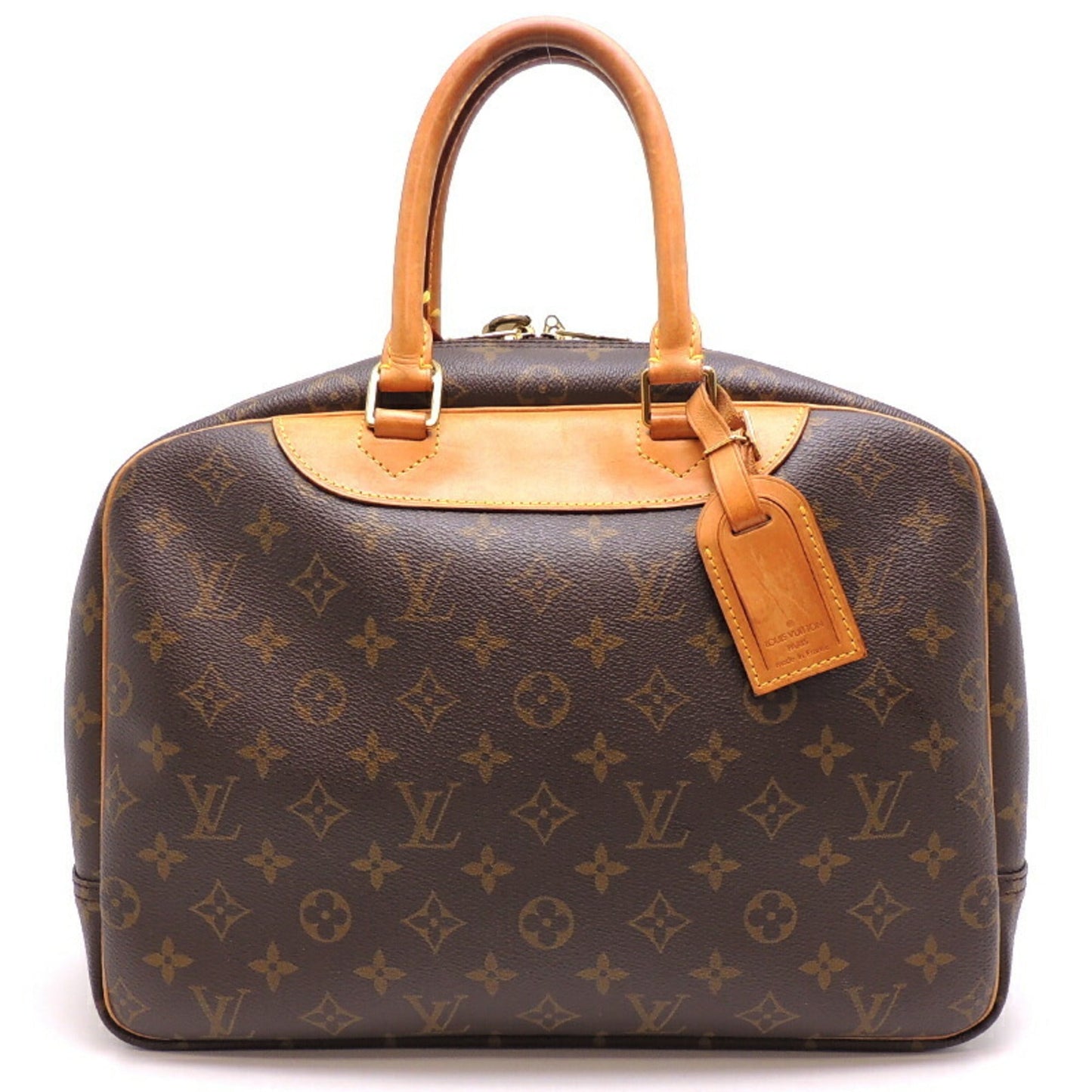 LOUIS VUITTON Deauville [Bowling Vanity] *No Key Women's Handbag M47270 Monogram [Brown]