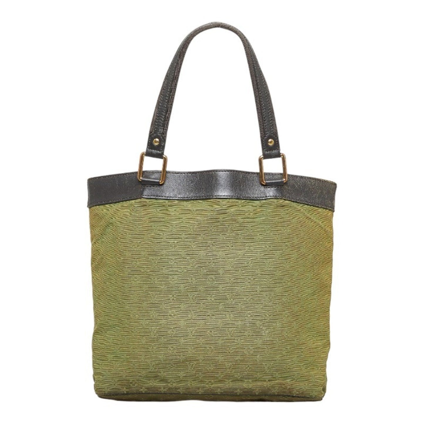 Louis Vuitton  Monogram Lucile GM Shoulder Bag Tote M92681 Green Dark Brown Canvas Leather Women's