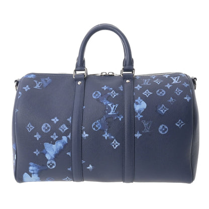 Louis Vuitton  Water Color Keepall Bandouliere 40 Navy M57845 Men's Monogram Canvas Boston Bag