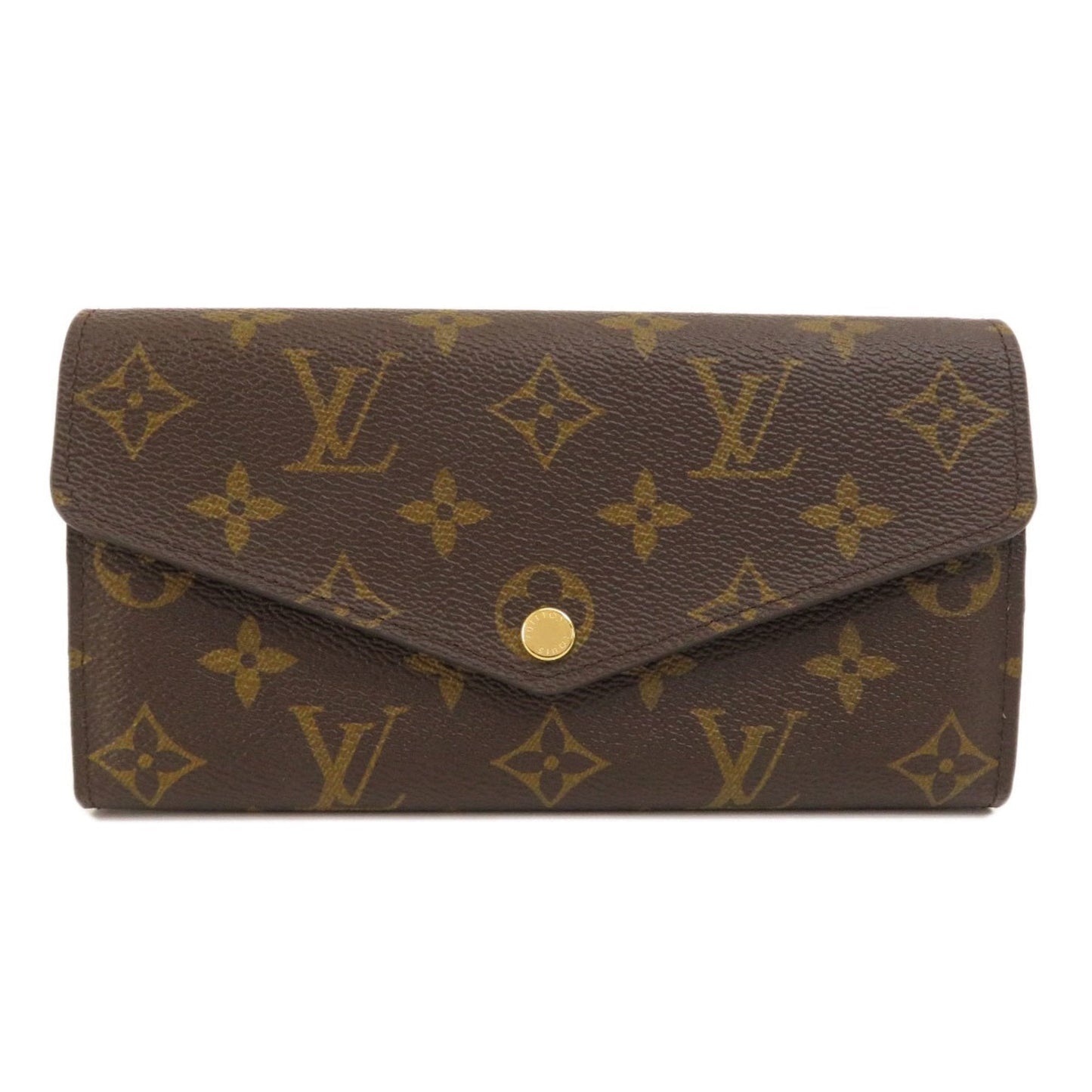 Louis Vuitton  M60531 Portefeuille Sarah Monogram Long Wallet Canvas Women's