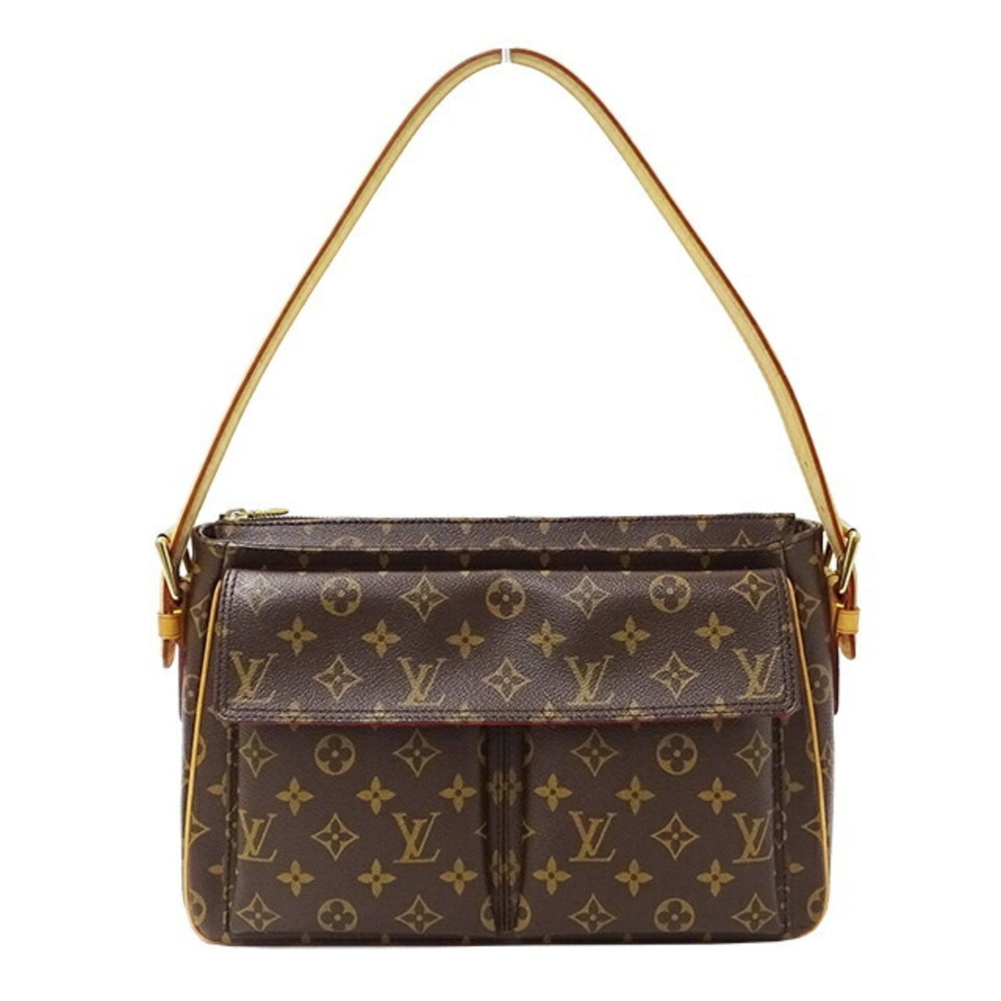 Louis Vuitton  Bag Monogram Women's Shoulder Vivacite GM Brown 51163