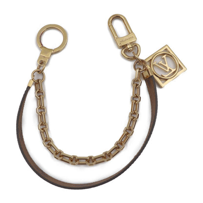 Louis Vuitton  Chenne Dauphine Keychain M69553 Monogram Reverse Canvas Brown Gold Hardware Key Ring Bag Charm