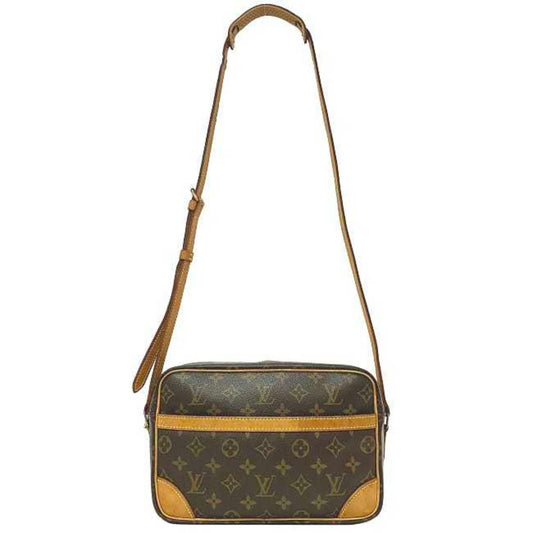 Louis Vuitton  Shoulder Bag Trocadero 27 Brown Beige Gold Monogram M51274 Canvas Nume MB1024