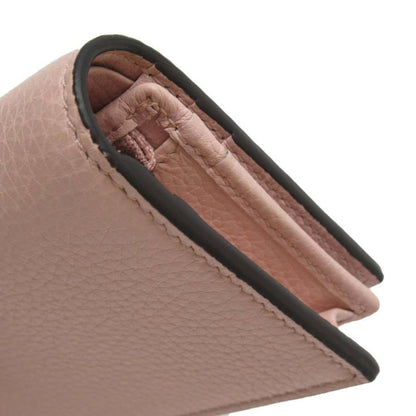 Gucci bi-fold wallet pink leather 460185