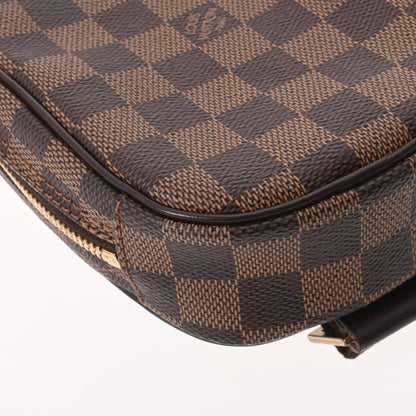 Louis Vuitton  Damier Pochette Ganju SP Order Brown N48048 Women's Canvas Body Bag