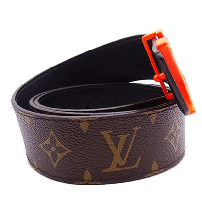 Louis Vuitton  Belt Monogram Men's Sun Tulle LV Shape Orange MP216