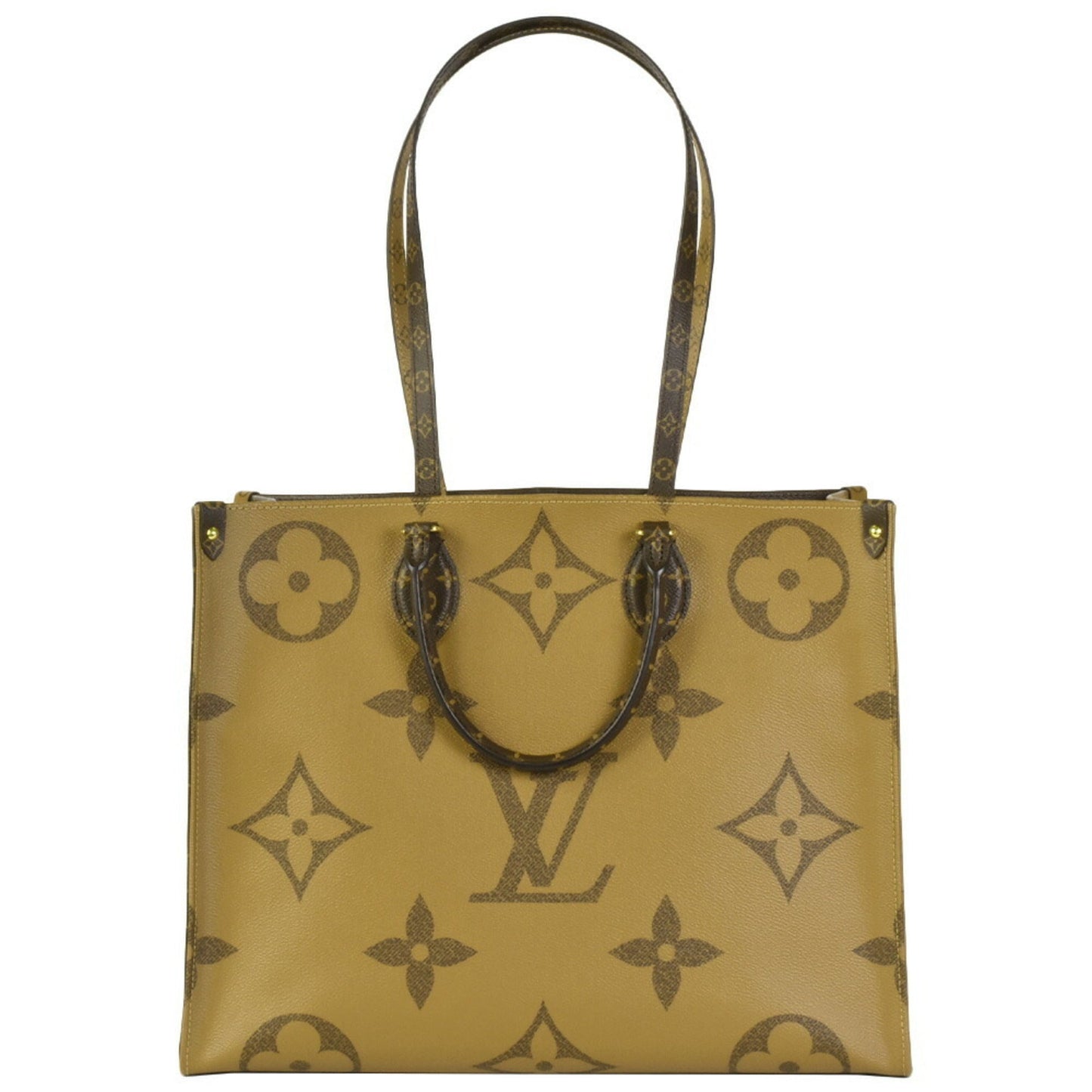 Louis Vuitton  Tote Bag On The Go GM Monogram Reverse Canvas Handbag M44576